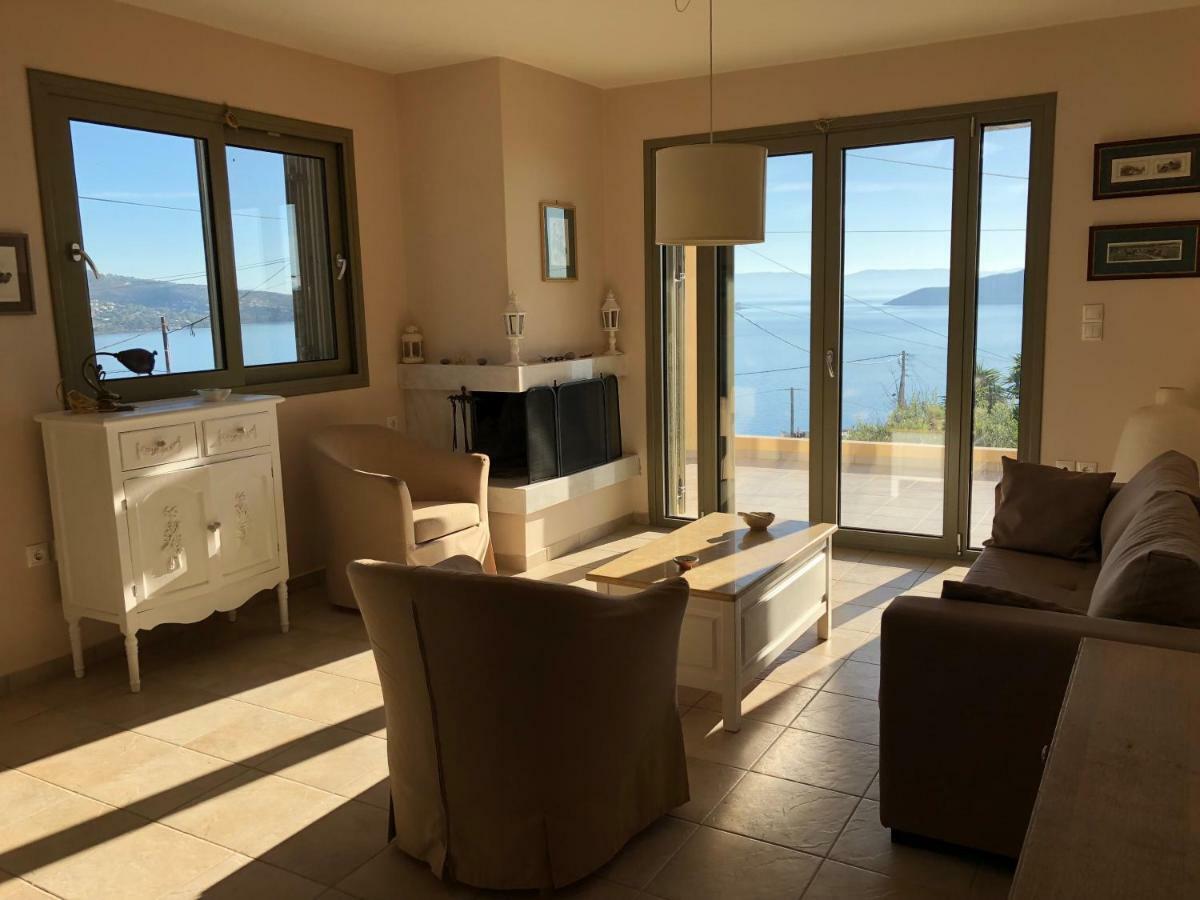 Вілла Breathtaking Seaview House Aegina Екстер'єр фото